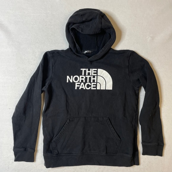 The North Face Black Hoodie Boys Size XL/TG Pullover Sweatshirt - Picture 1 of 8
